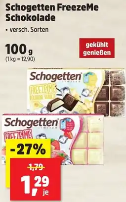 Thomas Philipps Schogetten FreezeMe Schokolade Angebot