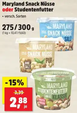 Thomas Philipps Maryland Snack Nüsse oder Studentenfutter Angebot