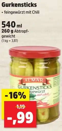 Thomas Philipps Almar Gurkensticks Angebot