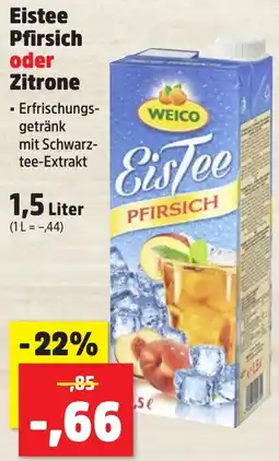 Thomas Philipps Eistee Pfirsich oder Zitrone Angebot