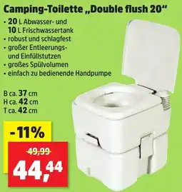 Thomas Philipps Camping-Toilette ,,Double flush 20" Angebot