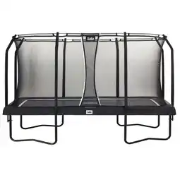 Netto Marken-Discount Salta Premium Black Edition - rechteckig - 244x396 cm - Trampoline mit Sicherheitsnetz Angebot