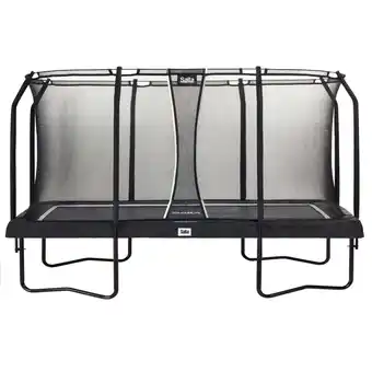 Netto Marken-Discount Salta Premium Black Edition - rechteckig - 244x396 cm - Trampoline mit Sicherheitsnetz Angebot