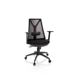 Netto Marken-Discount hjh OFFICE Home Office Bürostuhl FALUN BASIC Stoff/Netzstoff mit Armlehnen Angebot