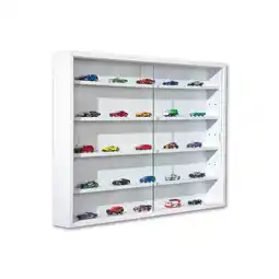 Netto Marken-Discount Inter Link Sammlervitrine Gewürzschrank Hängevitrine Wandregal Collecty - Weiss Angebot