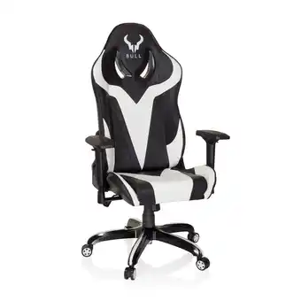 Netto Marken-Discount hjh OFFICE Gamingstuhl PROMOTER I Kunstleder mit Armlehnen (höhenverstellbar) Angebot