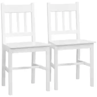 Netto Marken-Discount HOMCOM Esszimmerstuhl Kiefernholz Angebot
