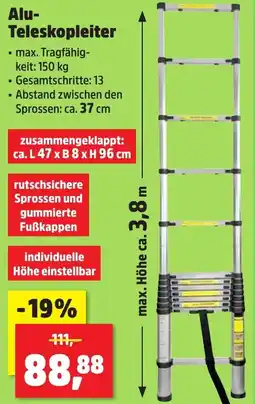 Thomas Philipps Alu Teleskopleiter Angebot