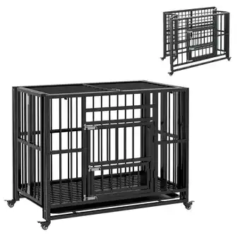 Netto Marken-Discount PawHut Hundekäfig Stahl Angebot