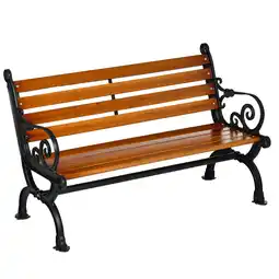 Netto Marken-Discount Outsunny Gartenbank Aluminium, Tannenholz Angebot