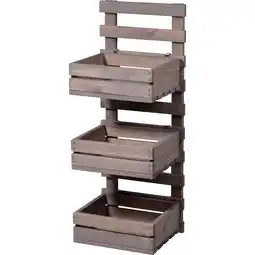Netto Marken-Discount dobar 3-stufiges Wandregal, Grau Angebot