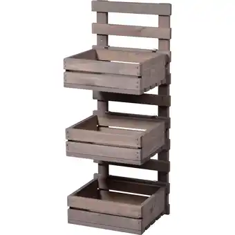 Netto Marken-Discount dobar 3-stufiges Wandregal, Grau Angebot