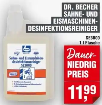 Handelshof Dr. becher sahne- und eismaschinen desinfektionsreiniger Angebot