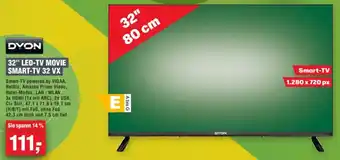 Handelshof DYON 32" LED-TV MOVIE SMART-TV 32 VX Angebot