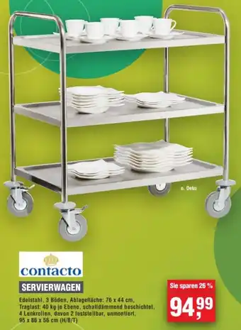 Handelshof Contacto servierwagen Angebot