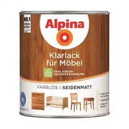 toom Baumarkt Alpina Klarlack transparent seidenmatt 750 ml Angebot