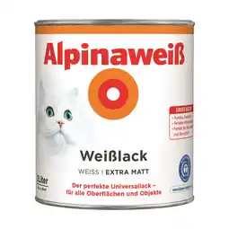 toom Baumarkt Weißlack 'Alpinaweiß' extramatt 2 l Angebot