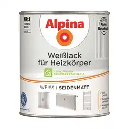 toom Baumarkt Alpina Heizkörperlack weiß seidenmatt 750 ml Angebot