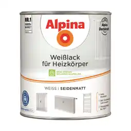 toom Baumarkt Alpina Heizkörperlack weiß seidenmatt 2 l Angebot