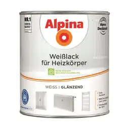 toom Baumarkt Alpina Heizkörperlack weiß glänzend 2 l Angebot