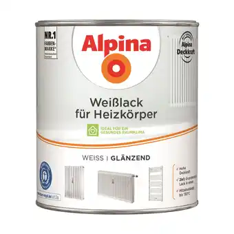 toom Baumarkt Alpina Heizkörperlack weiß glänzend 2 l Angebot