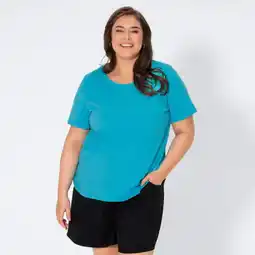 NKD Damen-T-Shirt aus reiner Baumwolle, große Größen Angebot