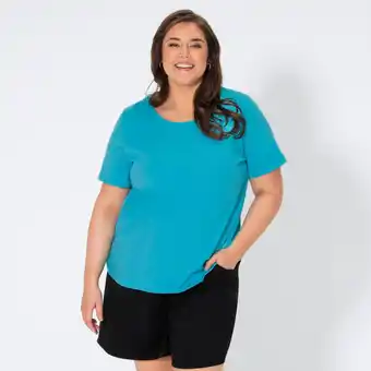 NKD Damen-T-Shirt aus reiner Baumwolle, große Größen Angebot