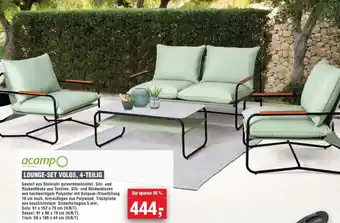 Handelshof Acamp lounge-set volos, 4-teilig Angebot