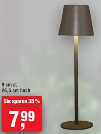 Handelshof Akku-tischlampe Angebot