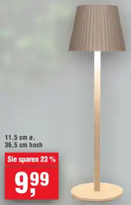 Handelshof Akku-tischlampe Angebot