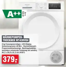 Handelshof Siemens wärmepumpentrockner wt43hv04 Angebot
