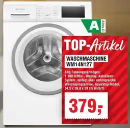 Handelshof Siemens waschmaschine wm14n127 Angebot
