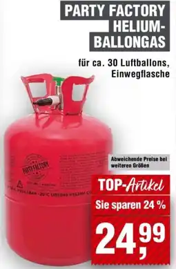 Handelshof Party factory helium ballongas Angebot
