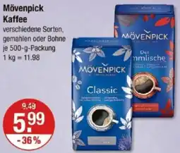 V Markt Mövenpick Kaffee Angebot