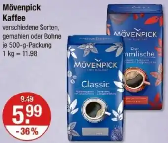 V Markt Mövenpick Kaffee Angebot