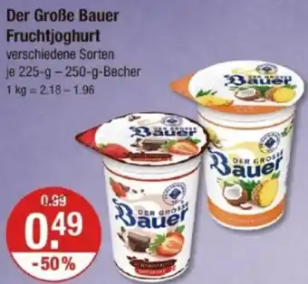 V Markt Der Große Bauer Fruchtjoghurt Angebot
