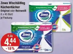 V Markt Zewa Wisch&Weg Küchentücher Angebot