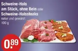 V Markt Schweine-Hals am Stück, ohne Bein oder Schweine-Halssteaks Angebot