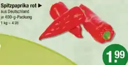 V Markt Spitzpaprika rot Angebot