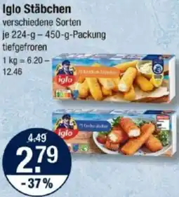 V Markt Iglo Stäbchen Angebot