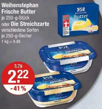 V Markt Weihenstephan Frische Butter oder Die Streichzarte Angebot