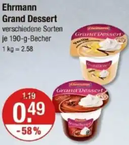 V Markt Ehrmann Grand Dessert Angebot
