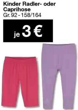 Woolworth Kinder Radler- oder Caprihose Angebot