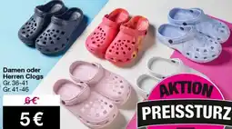 Woolworth Damen oder Herren Clogs Angebot