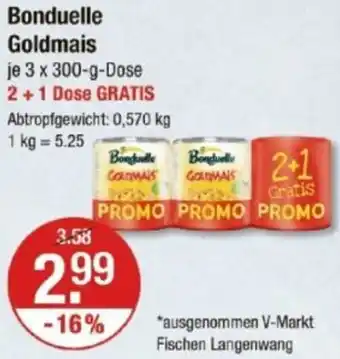 V Markt Bonduelle Goldmais Angebot
