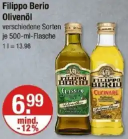 V Markt Filippo Berio Olivenöl Angebot