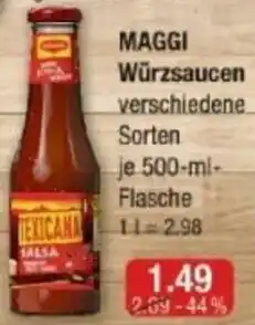 V Markt MAGGI Würzsaucen Angebot