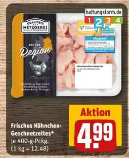REWE Frisches Hähnchen-Geschnetzeltes Angebot