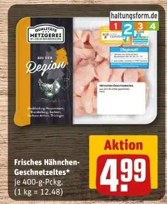 REWE Frisches Hähnchen-Geschnetzeltes Angebot