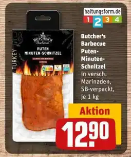 REWE Butcher’s Barbecue Puten-Minuten-Schnitzel Angebot
